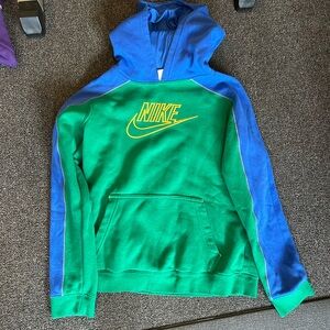 Nike Blue Athletic Hoodie Youth XL
